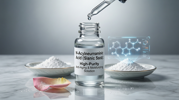 N-아세틸뉴라민산(시알산): 고순도 항노화 및 보습 솔루션